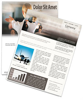 Stewardess Newsletter Template