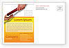 Baton Postcard Template