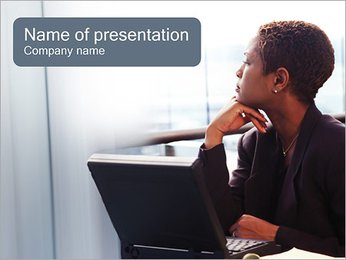 Business Woman PowerPoint Template