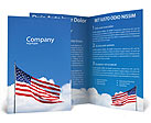 American Flag Brochure Template