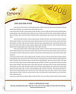 Year 2008 Letterhead Template