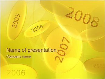 Year 2008 PowerPoint Template
