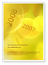 Year 2008 Word Template