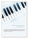 Piano Word Template