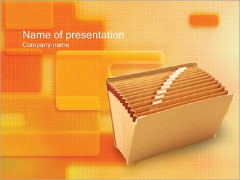 Open Folder PowerPoint Template