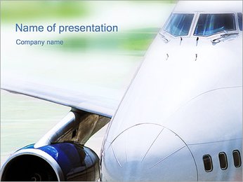 Airplane PowerPoint Template