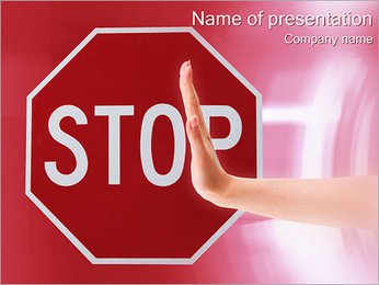 Stop PowerPoint Template
