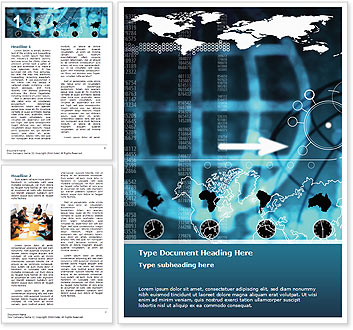 World Business Word Template