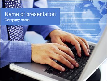 Laptop PowerPoint Template