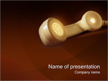 Handset PowerPoint Template
