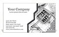 Building Planning Business Card Template