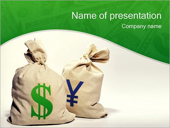 Dollars and Yen PowerPoint Template