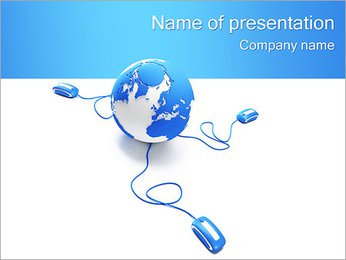 Global Connection PowerPoint Template