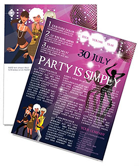 Party Newsletter Template