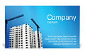 Building Plot Business Card Template