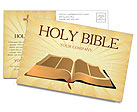 Holy Bible Postcard Template