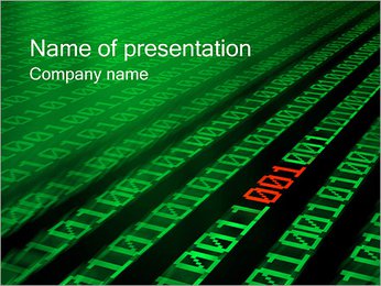 Digits PowerPoint Template