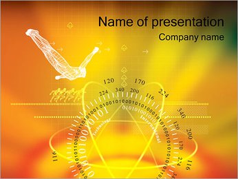 Hand Model PowerPoint Template