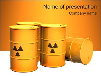 Nuclear Waste PowerPoint Template
