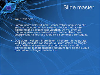 Active Nerve Cell PowerPoint Template