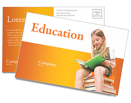 Learning Postcard Template