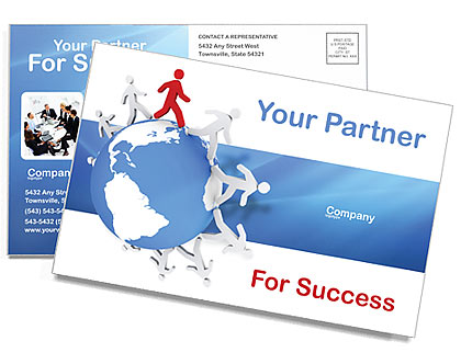 Twisting the World Postcard Template