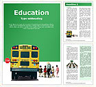 School Bus Word Template