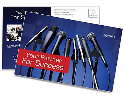 Speech Postcard Template