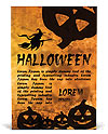 Jack-o-lantern Ad Template