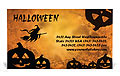Jack-o-lantern Business Card Template