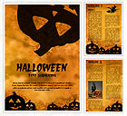 Jack-o-lantern Word Template