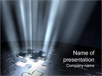Last Jigsaw Puzzle Piece PowerPoint Template