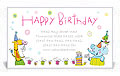 Birthday Business Card Template