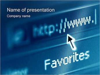 Favorites Links PowerPoint Template