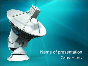 Satellite Dish PowerPoint Template