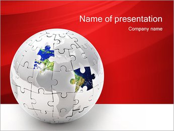 Earth Missing Pieces PowerPoint Template