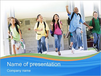 Okul Çocuklar PowerPoint sunum şablonları
