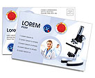 Medical Concepts Postcard Template