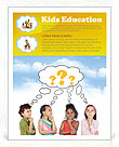 Children Thinks Flyer Template