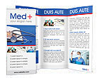 Stethoscope & Medicine Book Brochure Template