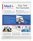 Stethoscope & Medicine Book Flyer Template