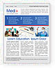 Stethoscope & Medicine Book Newsletter Template