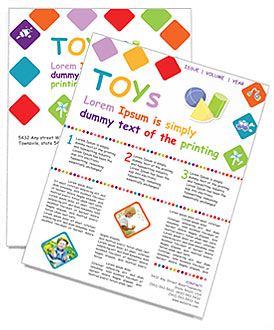 Toys Newsletter Template