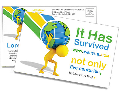 Carrying the Earth Postcard Template