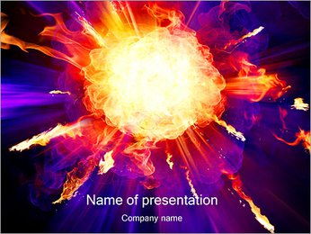 Explosion PowerPoint Template