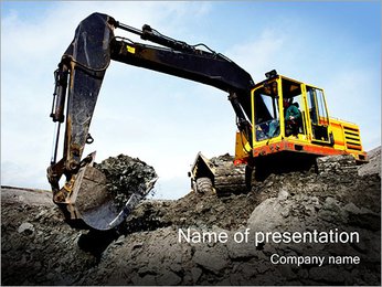 Excavator PowerPoint Template