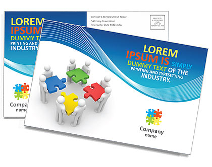 Collective Works Postcard Template