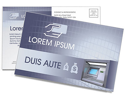 ATM Postcard Template