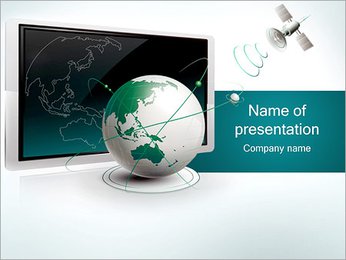 Satellite TV PowerPoint Template