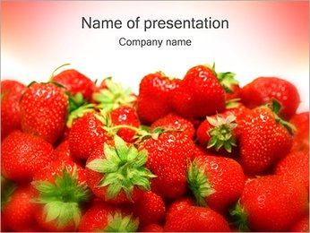 Strawberry PowerPoint Template